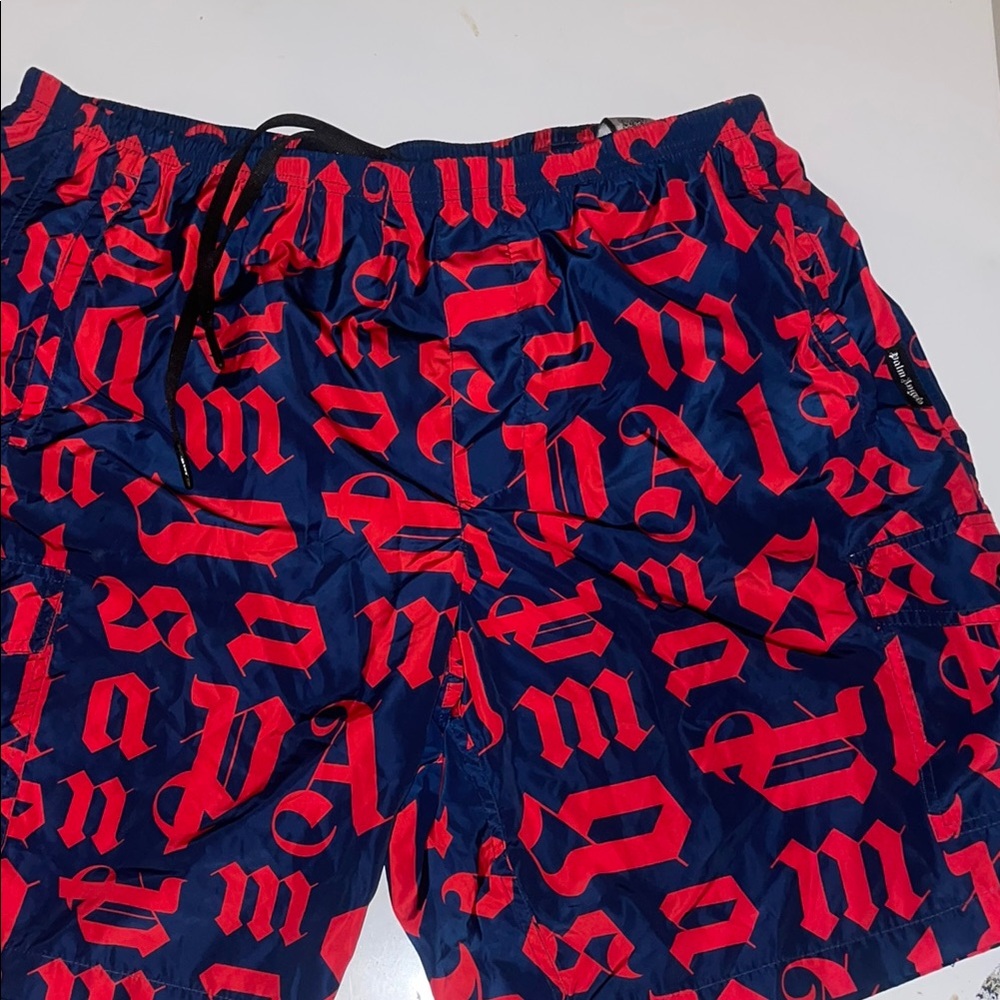 COPY - Men's Blue and Red Swim Shorts